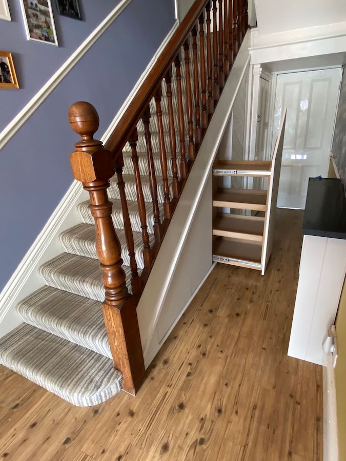 understair storage ideas