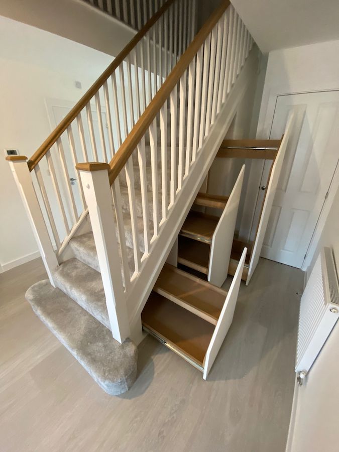 amazing under stair cupboards